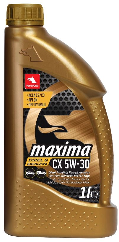 Petrol Ofisi MAXIMA CX 5W-30 синтетическое 1 л  (1120655YG PETROL OFISI)